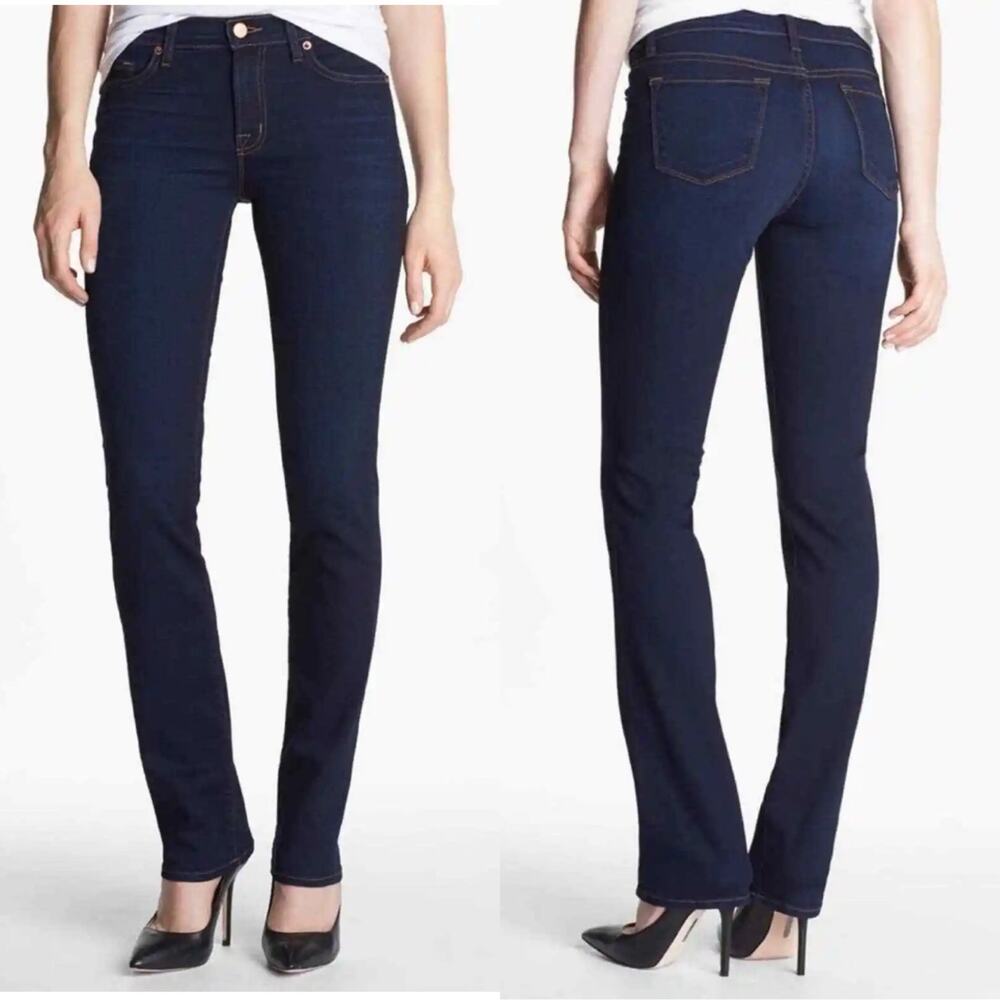 J Brand cigarette leg jeans in ignite dark wash size 27